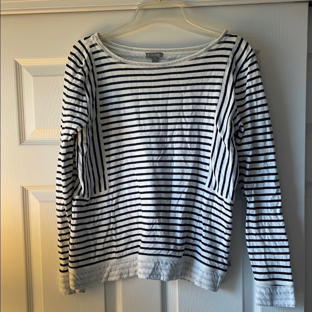 Striped Black and White Women's Tee